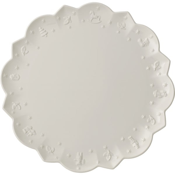 Fehér porcelán tányér karácsonyi motívummal, ø 33,7 cm - Villeroy & Boch