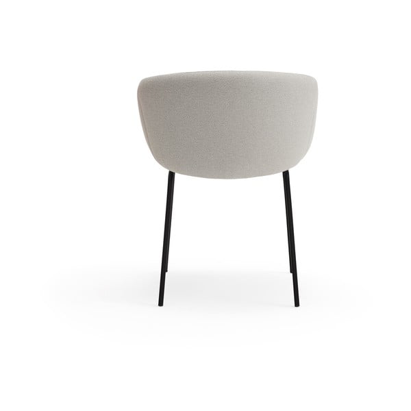 Világosszürke kárpitozott étkezőfotel Add – Teulat-image-4