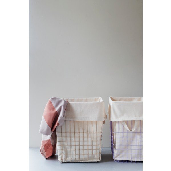 Lila fém-textil szennyeskosár 64 l Store-It – Mette Ditmer Denmark-image-3