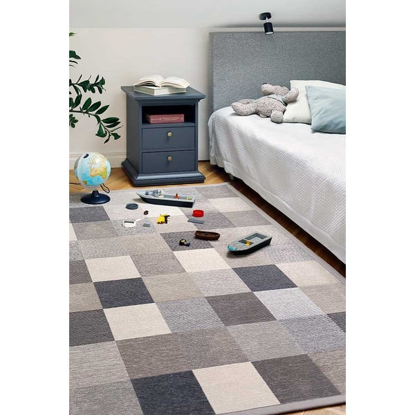 Barna-bézs gyerek szőnyeg 200x140 cm Laeva - Narma-image-3