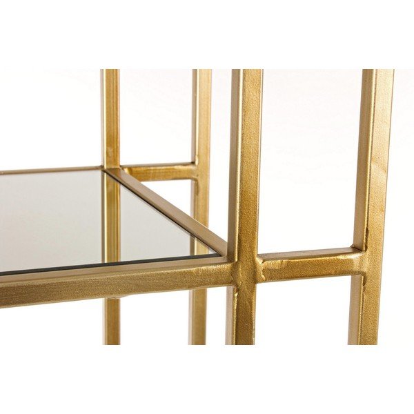 Aranyszínű acél könyvespolc 68x172,5x28 cm Elenor – Bizzotto-image-4