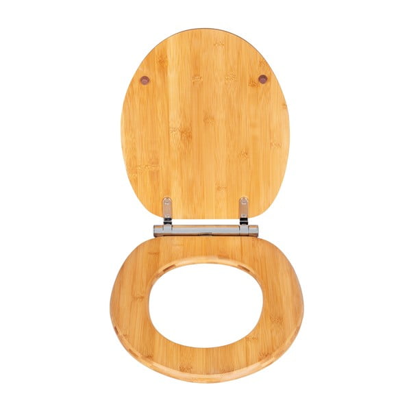 Bambusa fa wc-ülőke könnyű záródással, 35 x 41 cm - Wenko-image-1