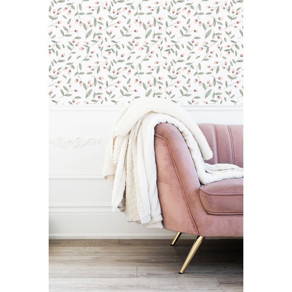 Gyerek tapéta nem szőtt anyagból 10 m x 50 cm Flower Buds – Lilipinso-image-3