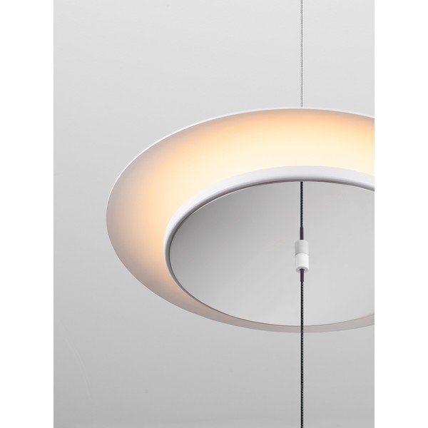 Matt fehér alumínium LED dimmelhető állólámpa (magasság 370 cm) Olos – Nova Luce-image-3