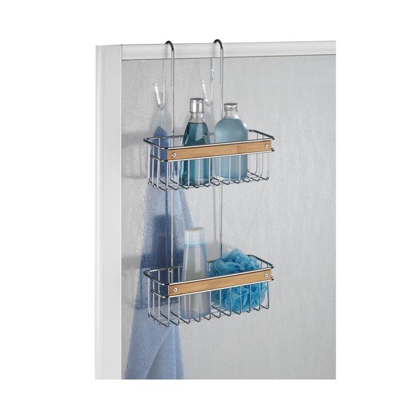 Zerbo kétszintes rozsdamentes függő zuhanypolc - Wenko-image-2