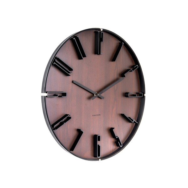 Sentient sötétbarna falióra, ⌀ 40 cm - Karlsson-image-1