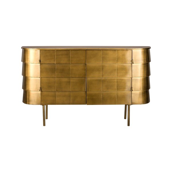 Aranyszínű fém komód 117x70x26 cm Hanna – Dutchbone