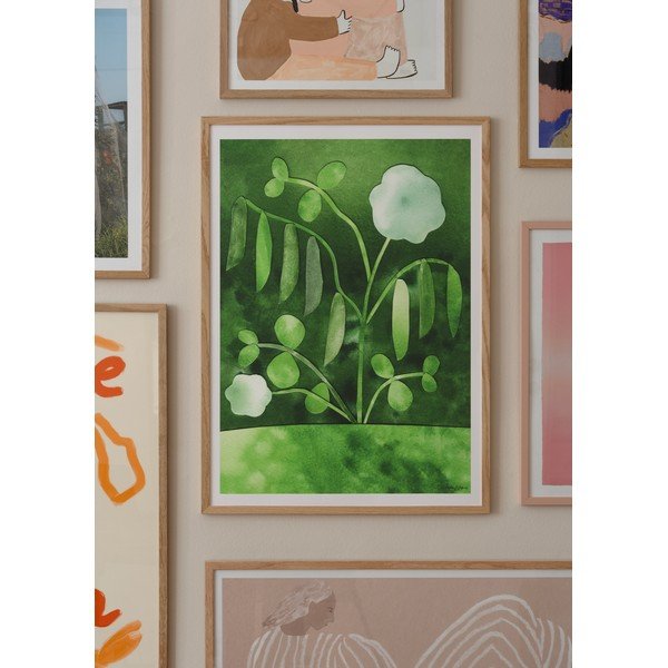 Poszter 50x70 cm Peas in Bloom – Anna Ravn Bjørn – The Poster Club-image-1