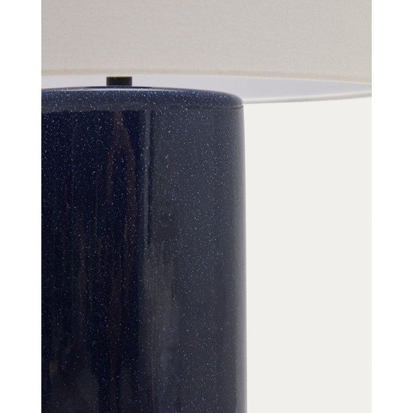 Kék asztali lámpa textil búrával (magasság 53,5 cm) Toneric – Kave Home-image-4