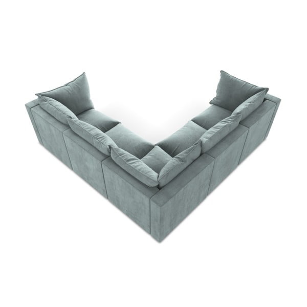 Kék sarokkanapé Manao – Makamii-image-3