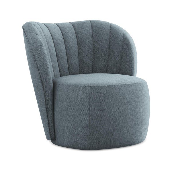 Kék zsenília fotel Keloa – Makamii