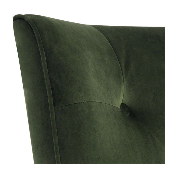 Bodiva sötétzöld bársony karosszék - Actona-image-1