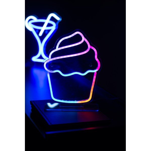 LED neon fénydekoráció 5 W Colour Changing Cupcake – Leitmotiv-image-1