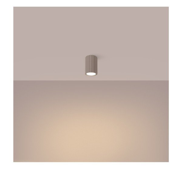 Szürkésbarna fém spotlámpa ø 6,5 cm Gleam – Sollux-image-1