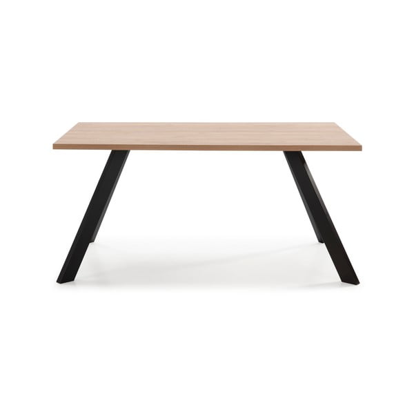 Étkezőasztal tölgyfa dekoros asztallappal 90x160 cm Texas – Marckeric-image-3