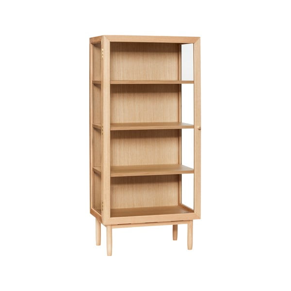 Natúr színű tölgyfa tálalószekrény 60x130 cm Kaiser – Hübsch-image-4