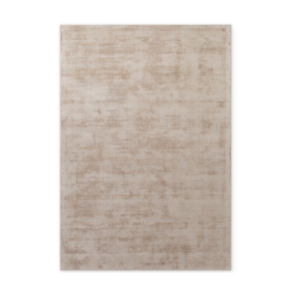 Bézs kézi szövésű viszkóz szőnyeg 80x150 cm Noemi – Vikosa