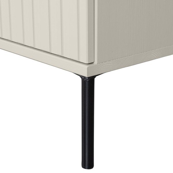 Világosszürke borovi fenyő TV-állvány 150x56x44 cm New Gravure – WOOOD-image-4