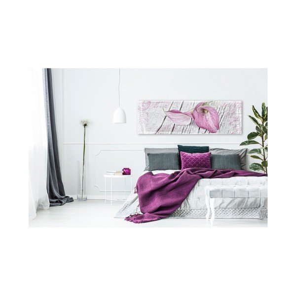 Canvas Blume fali kép, 45 x 140 cm - Styler-image-1