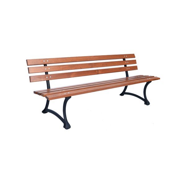 Natúr színű tömörfa kerti pad – Rojaplast-image-2