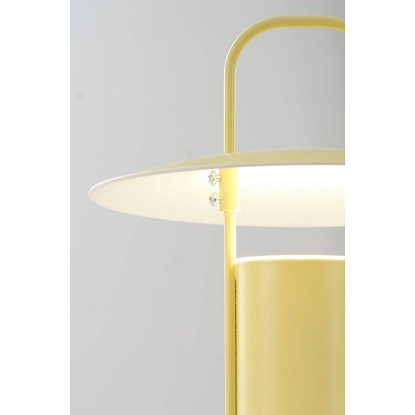 Sárga fém LED dimmelhető asztali lámpa (magasság 24 cm) Venna – Jotex-image-3