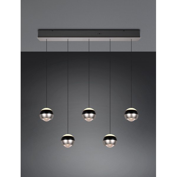 Fekete-ezüstszínű LED függőlámpa Orbit – Trio Select-image-3