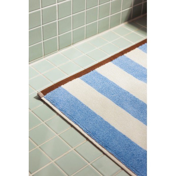 Kék textil fürdőszobai kilépő 50x80 cm Gobo – noo.ma-image-3