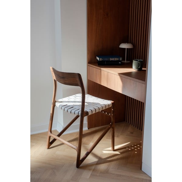 Barna-krémszínű étkezőszék Fawn – Gazzda-image-1