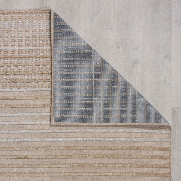 Bézs mosható zsenília szőnyeg 200x320 cm Elton – Flair Rugs-image-3