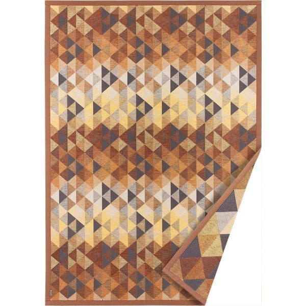 Kiva barna kétoldalas szőnyeg, 80 x 250 cm - Narma
