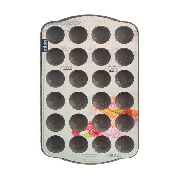 Fém muffin sütőforma 26x42 cm Grande – Orion-image-3