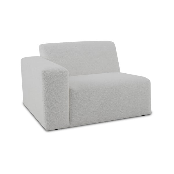 Fehér buklé kanapé modul (bal oldali) Roxy – Scandic-image-1