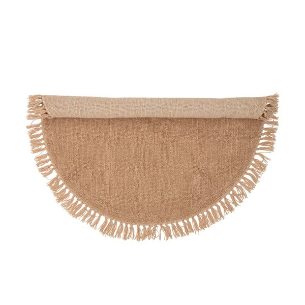 Természetes színű kerek gyapjú szőnyeg ø 110 cm Lenea - Bloomingville-image-2