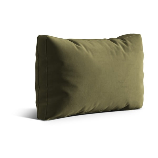 Zöld bársony párna kanapéra Kemi – Cosmopolitan Design-image-1