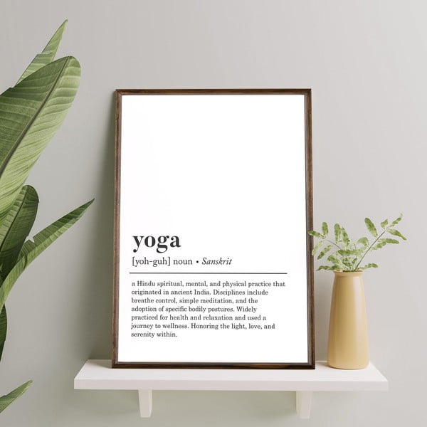 Kép 50x70 cm Yoga – Wallity-image-2