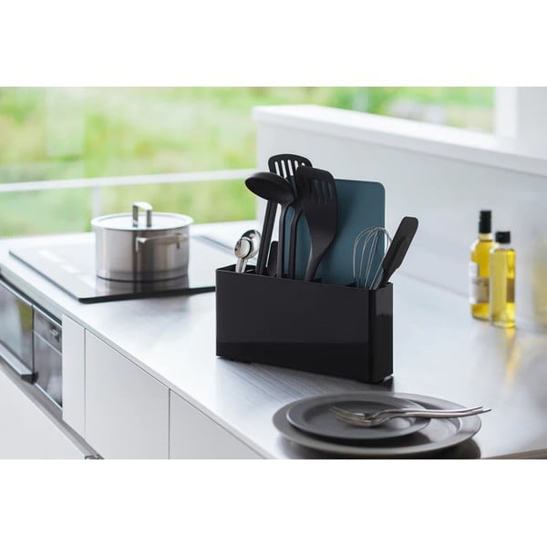 Fém konyhai eszköztartó állvány Tower – YAMAZAKI-image-4