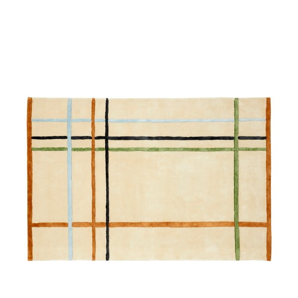 Ester bézs pamutkeverék szőnyeg, 120 x 180 cm - Hübsch