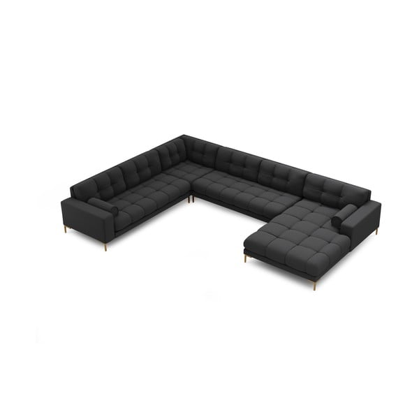 Sötétszürke sarokkanapé (bal oldali) Bali – Cosmopolitan Design-image-4