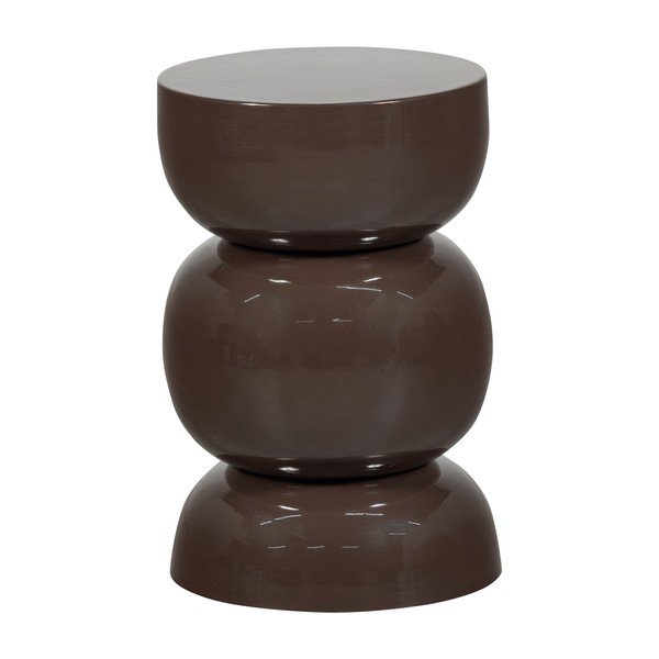 Fém kerek tárolóasztal ø 30 cm Breno – WOOOD