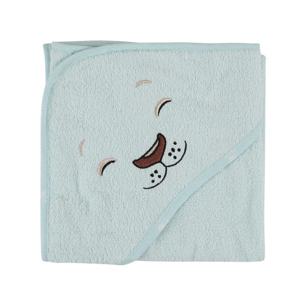 Mentazöld pamut gyerek fürdőköpeny, 1-2 év Aslan – Foutastic-image-2