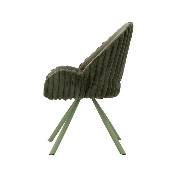 Zöld kárpitozott karfás étkezőfotel szett 2 db-os Stockholm – Mauro Ferretti-image-4