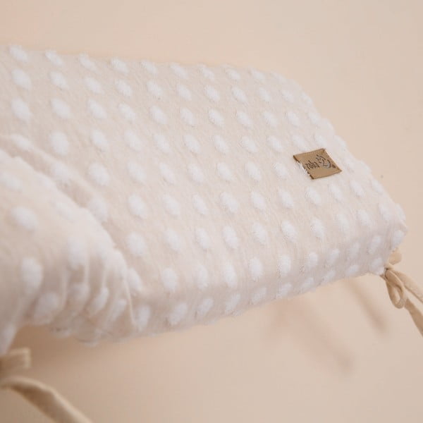 Bézs pamutkeverék rácsvédő 170 cm Frosty Almond – Roba-image-3