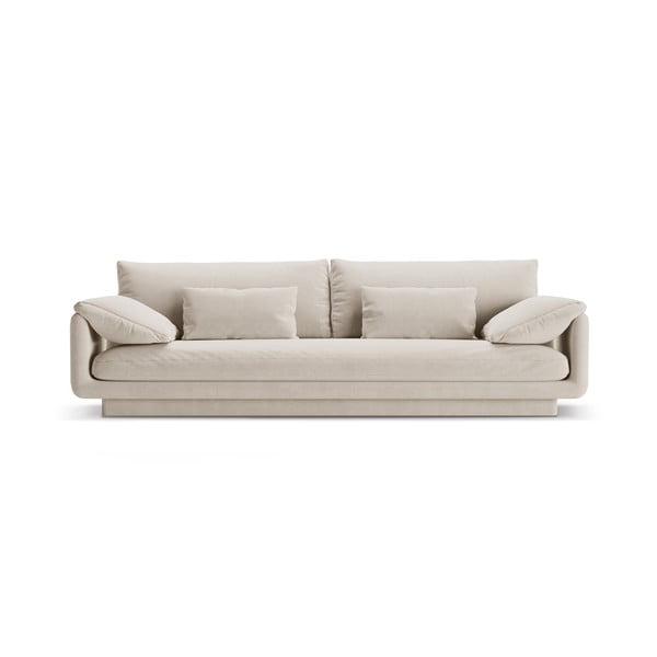 Fehér buklé kanapé 250 cm Torino – Micadoni Home