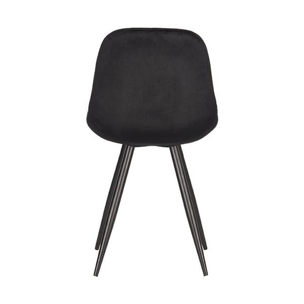 Fekete bársony étkezőszék szett 2 db-os Capri  – LABEL51-image-4