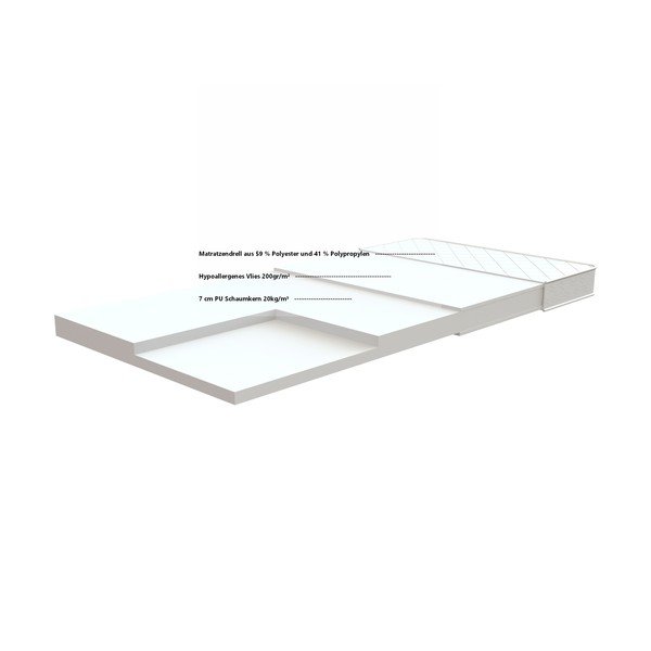 Cool gyerek habmatrac, 90 x 200 cm - Vipack-image-2