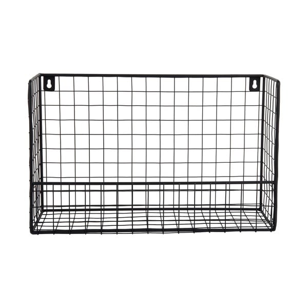 Fekete acél fali polc 40 cm Reja – PT LIVING