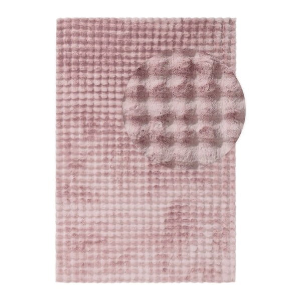 Rózsaszín mosható futószőnyeg 80x200 cm Bubble Pink – Mila Home
