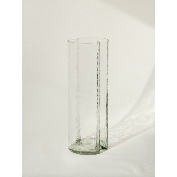 Üveg kézzel készített váza (magasság 24 cm) Tubu – noo.ma-image-2