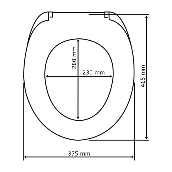 Samos világosszürke WC-ülőke, 44,5 x 37,5 cm - Wenko-image-3