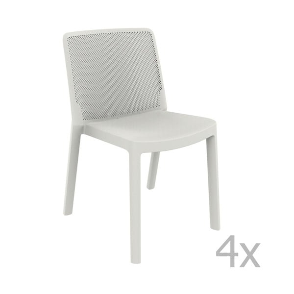 Fresh Garden fehér kerti szék, 4 darab - Resol
